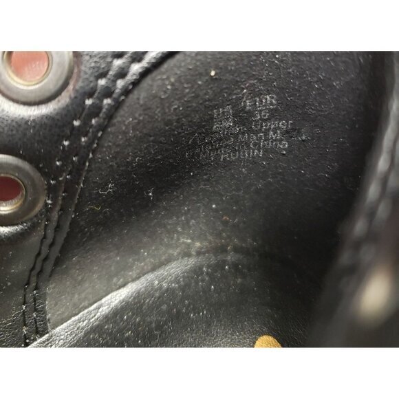 Sam Edelman Rubin Studded Womens Ankle Boots Size 6 Black Suede Leather Used - Picture 5 of 11